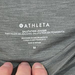 Athleta Heather Gray Salutation Jogger